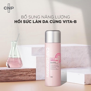 Xịt khoáng phức hợp Vitamin B ngăn bụi mịn dưỡng sáng da CNP Laboratory Vita-B Ampule Mist 50ml