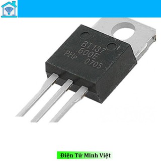 Linh Kiện BT137 600E TO220 8A 600v