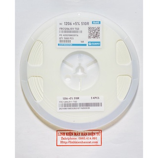 100 Con Điện Trở Dán 510R Kiểu 1206 SMD