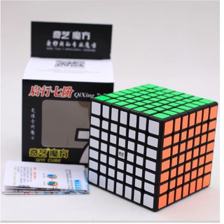 Đồ Chơi Rubik 7x7 Qiyi Qixing Sticker (Tặng Dầu và Chân Đế) - Rubik 7x7x7 Giúp Phát Triển Siêu Trí Não