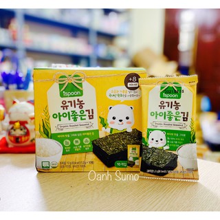 HỘP rong biển hữu cơ ăn liền ISPOON Hàn Quốc (Date 10/2022)