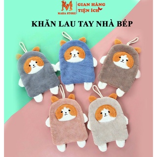 Khăn lau tay - Bông lau tay -nhà bếp bông lau tay thấm hút nước nhanh khô tiện lợi