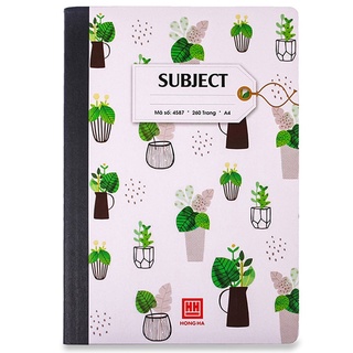 Sổ Bìa Bồi Subiect A4 - 260 Trang - Hồng Hà 4587 - Mẫu 1