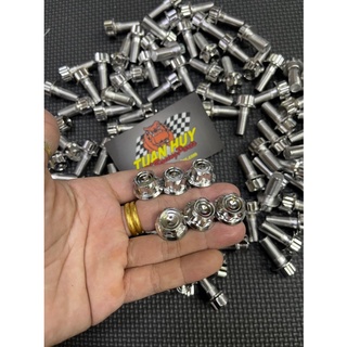 ( Mẫu Thái Xoáy Inox ) Ốc Salaya Salaza 10li23 10li30 10li40 10li50 10li60 ( Đầu T )