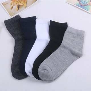 Combo 7 đôi tất trơn cổ cao, vớ nam nữ chuẩn xuất Nhật