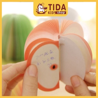 Giấy Ghi Chú Giấy Note Hình Hoa Quả ⚡ SIÊU CUTE ⚡Dễ Thương Siêu Đẹp, Giá Tốt, Văn Phòng Phẩm TiDa Kids Shop