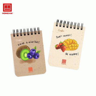 Sổ Lò Xo Hồng Hà 200 Trang A7 Creative - Sổ tay 4124