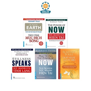 Sách tâm linh hay của Ekhart Tolle về nghệ thuật sống thức tỉnh bộ 5 cuốn