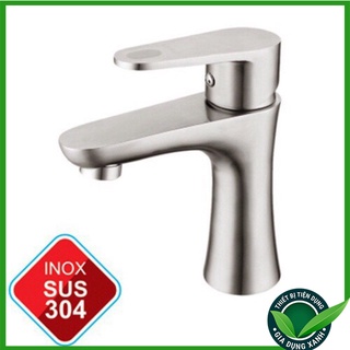 Vòi lavabo nóng lạnh Inox sus304 bền đẹp