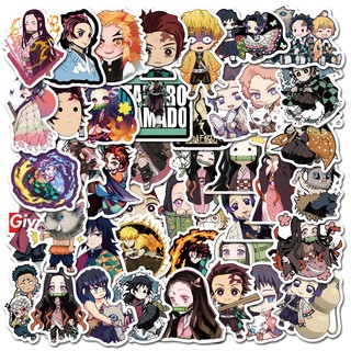 Bộ 50 Miếng Dán Graffiti Hình Hoạt Hình Chống Thấm Nước Trang Trí Sổ Tay