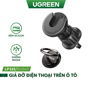Bộ giá đỡ điện thoại dạng nhẫn cài trên xe hơi xoay 360 độ UGREEN LP352