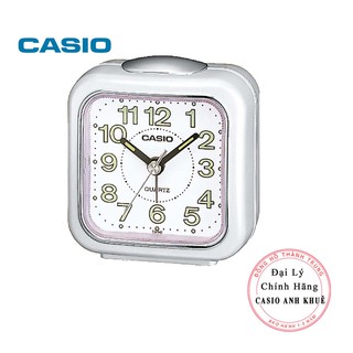 Đồng hồ để bàn Casio TQ-142-7DF có báo thức, dạ quang ( 7.7×7.2×4.9 cm )