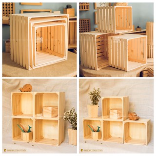 Thùng gỗ pallet vuông/Wooden pallet