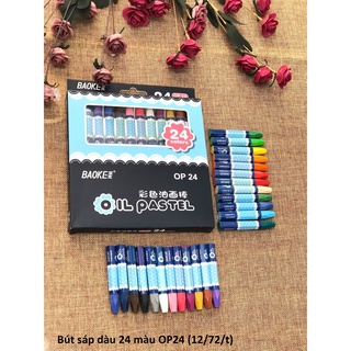 Sáp dầu Cao Cấp Baoke | OP12 - 18 - 24 - 36 màu, hàng chính hãng - an toàn - chất lượng cao - vpp Diệp Lạc (sỉ/lẻ)