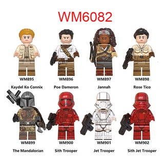 Minifigures Star Wars Các Mẫu Nhân Vật Trong Seri Phim Chiến Tranh Giữa Các Vì Sao Phần 9 WM6082 Mẫu Mới