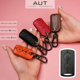 Ví da đựng chìa khóa smartkey Yamaha Janus Grande Nvx Exciter 155 da bò khâu tay YA CD