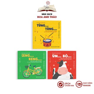 Sách Ehon Nhật Bản Âm thanh quanh bé cho trẻ từ 06 tuổi (Combo 3 cuốn)
