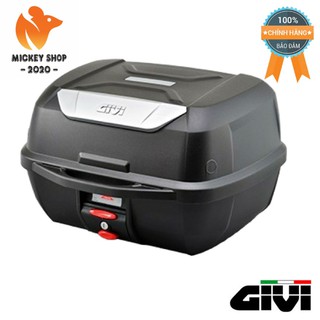 [ CHÍNH HÃNG ] Thùng GIVI E43NTL Mulebox Gắn Sau Xe Máy Motor Màu Đen Với Đế Đệm