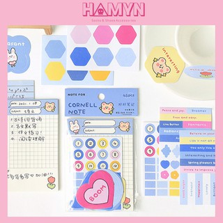 Giấy Nhớ Memo Pad Giấy Note Check List Quản Lý Thói Quen Hàng Ngày Monthly Plan Cho Sổ Planner Bullet Journal A02- HAMYN