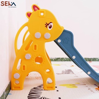 CẦU TRƯỢT HƯƠU CAO CỔ CHO BÉ CHẤT LIỆU NHỰA PE CAO CẤP