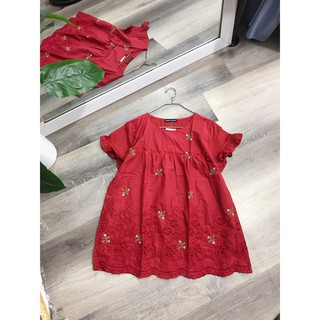 ÁO BẦU BÈO NGỰC CHÂN THÊU HOA SIÊU XINH SALE 165k
