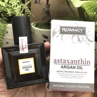 TINH DẦU DƯỠNG CHỐNG LÃO HOÁ TÓC và DƯỠNG TÓC Romacy ASTAXANTHIN Argan Oil 55ml