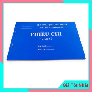 Phiếu Chi 2 Liên A5 60Tờ (12.5 x18.5cm) không cần dùng giấy than