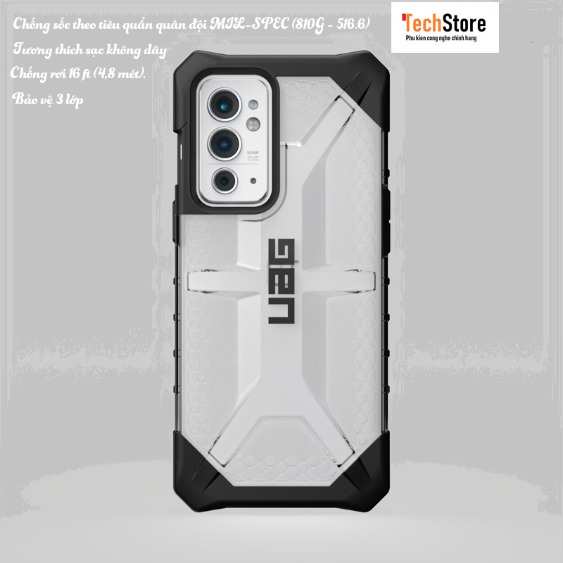 Ốp lưng UAG Plasma cho OnePlus 9RT (Phân phối chính hãng Việt Nam, bảo hành 1 năm)