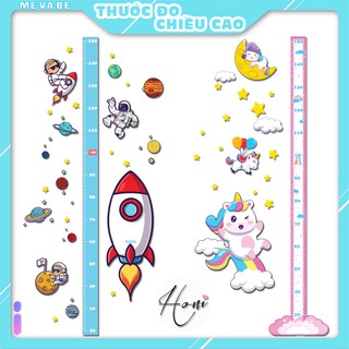 Decal Thước Đo Chiều Cao Cho Bé - Decal dán tường dễ thương