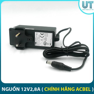 Nguồn Adapter 12V2.8A 5.5x2.1(2.5) Hãng AcBel ADJG2, Nguồn 12V Acbel