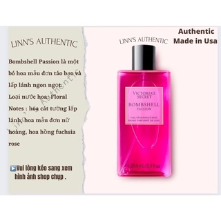 BOMBSHELL PASSION - Xịt Thơm Body Mist Victoria’s Secret