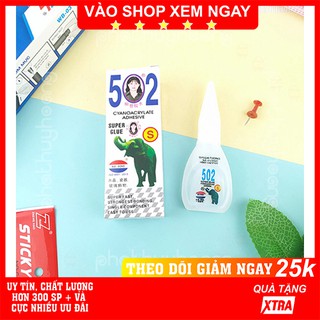 Lọ keo con voi 502 ✅ FREESHIP  Có video thật  Lọ keo con voi 502 Thuận Phong hàng tốt giá rẻ - Phát Huy Hoàng