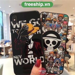 Ốp iphone 7plus ốp lưng iphone mặt kính One Piece cool ngầu 6/6splus/7/8plus/x/xr/xs max/11promax/12pro/13promax k322