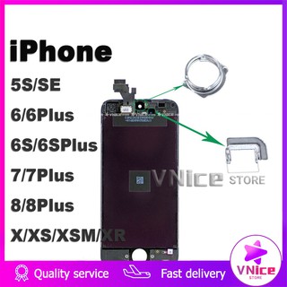 Vòng nhựa gắn camera trước cho iPhone 6 7 8 Plus X + xs max xr