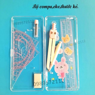 Bộ compa eke,thước kẻ 9016.