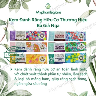Kem Đánh Răng Hữu Cơ _Bà già Agafica Nga