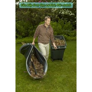 Tấm Xếp Gom Gọn Lá Khô, Rác nhanh PolyProPylene 150x150cm - Home and Garden