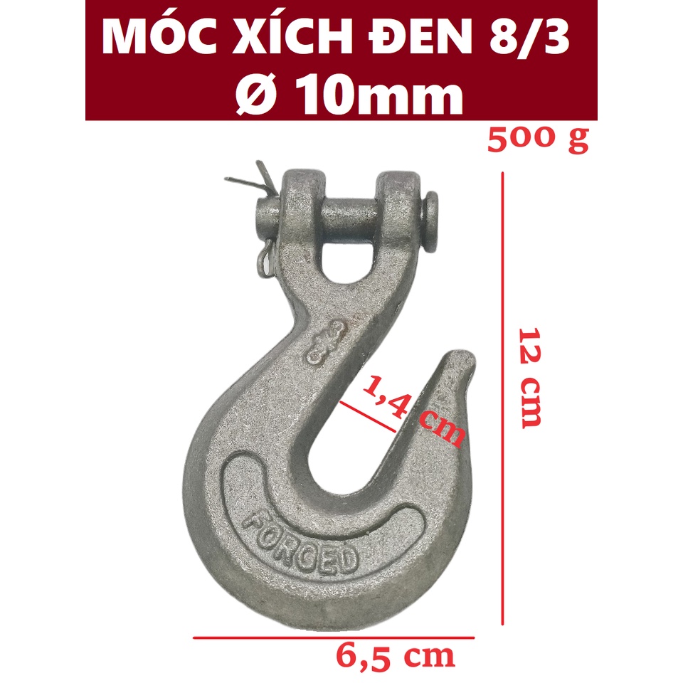 Móc xích đen Ø [ 10mm ]