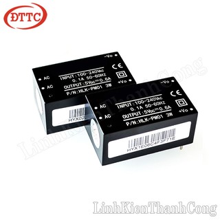 Module Nguồn AC-DC 220VAC-5VDC 3W HLK-PM01