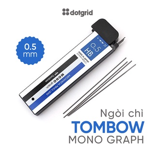 Ngòi chì chì bấm Tombow MONO Graph - 0.5mm (40 ngòi/tuýp)