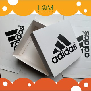 HỘP GIẤY ĐỰNG PHỤ KIỆN HỌA TIẾT ADIDAS 18X18X7.5CM