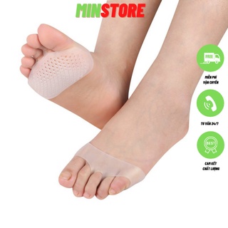 Lót giày silicon đệm êm bàn chân trước, Set 2 Lót giày Silicon xỏ ngón chống mỏi, đau chân - M40