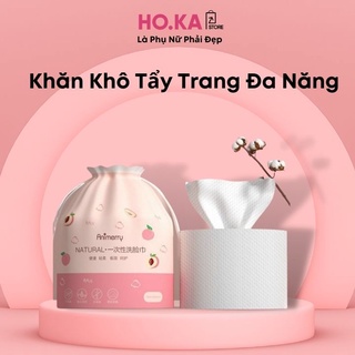 Khăn Tẩy Trang Đa Năng 1 Lần Khăn Mặt Khô Tẩy Trang Tiện Dụng Cotton Nội Địa Trung
