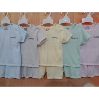 Bộ cộc tay thông hơi Noubaby cho bé từ 3-13kg
