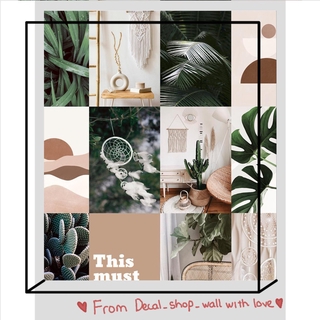 [FREESHIP EXTRA] 12 tấm Wall Collage - theme Botanico BOHO