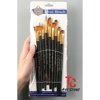 Bộ cọ Keep smiling A6308 - bộ 12 cây đủ đầu