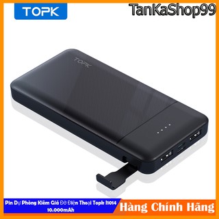 Pin Sạc Dự Phòng Kiêm Giá Đỡ Điện Thoại Topk I1014, 10.000mAh