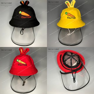 [Bé >3-6 tuổi] Mũ chống dịch bắn, mũ cản bụi CAROT- nón cho bé