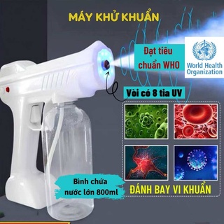 Máy Khử Khuẩn, Súng Xịt Khử Trùng Nano, Máy Diệt Khuẩn Không Dây Cao Cấp