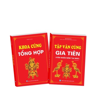 Sách - Combo 2c tập văn cúng gia tiên + khoa cúng tổng hợp